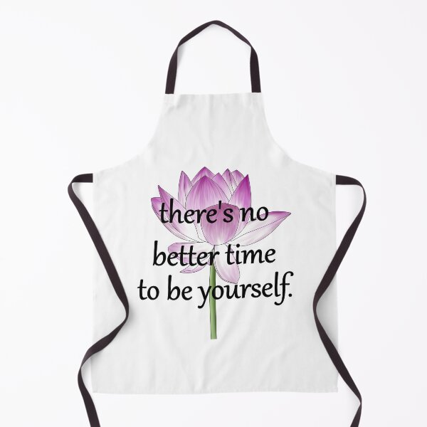 Item preview, There's no better time to be yourself. Lotus flower. designed and sold by Hot-Mess-Zone.