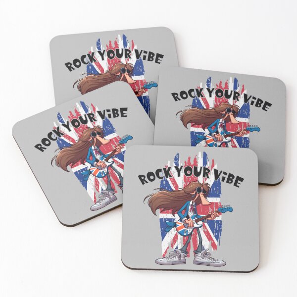 Item preview, Rock Your Vibe Funny British Rocker Cartoon designed and sold by André Botes.