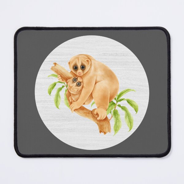 Item preview, Watercolor Drawing of Slow loris designed and sold by LivingColorful.