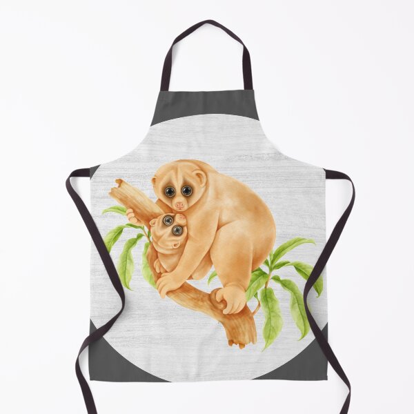Item preview, Watercolor Drawing of Slow loris designed and sold by LivingColorful.