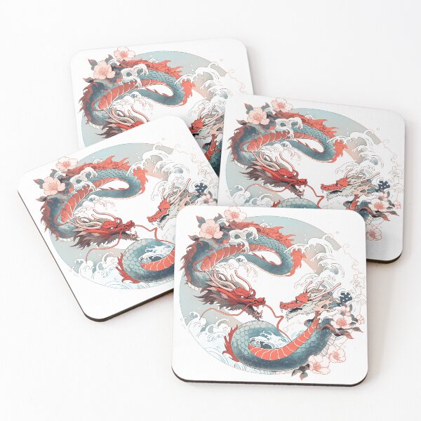 Item preview, Tattoo Style Dragon designed and sold by Lucy Goosy Art.