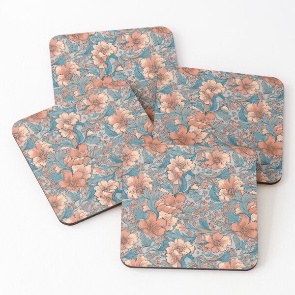 Item preview,  Blue and Red  Chinoiserie designed and sold by YourPattern.
