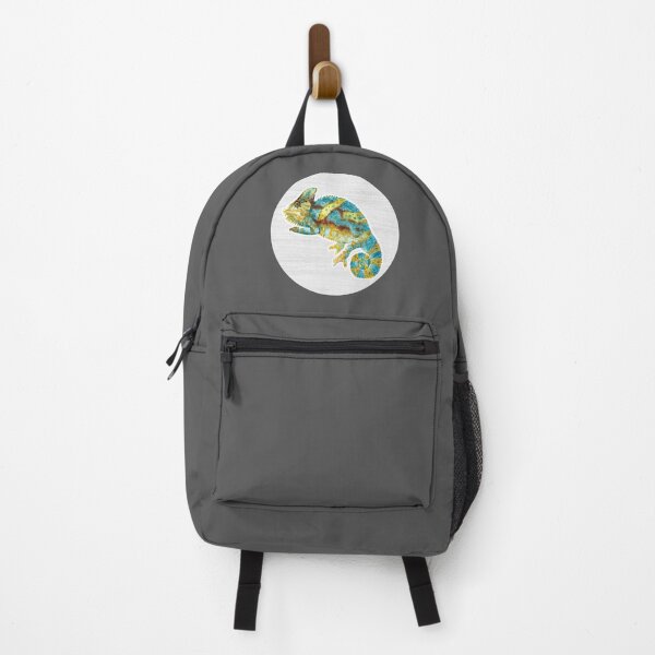 Item preview, Chameleon Watercolor Drawing designed and sold by LivingColorful.