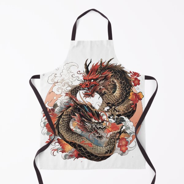 Artikelvorschau, Tattoo Style Dragon entworfen und verkauft von Lucy Goosy Art.