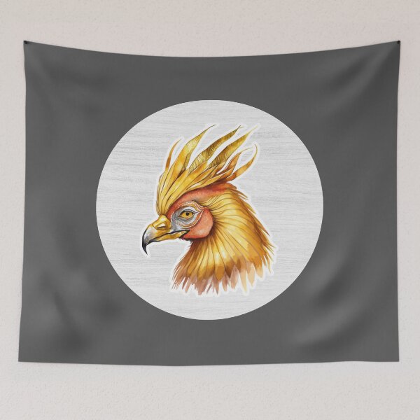 Item preview, Golden Pheasant Watercolor Drawing designed and sold by LivingColorful.