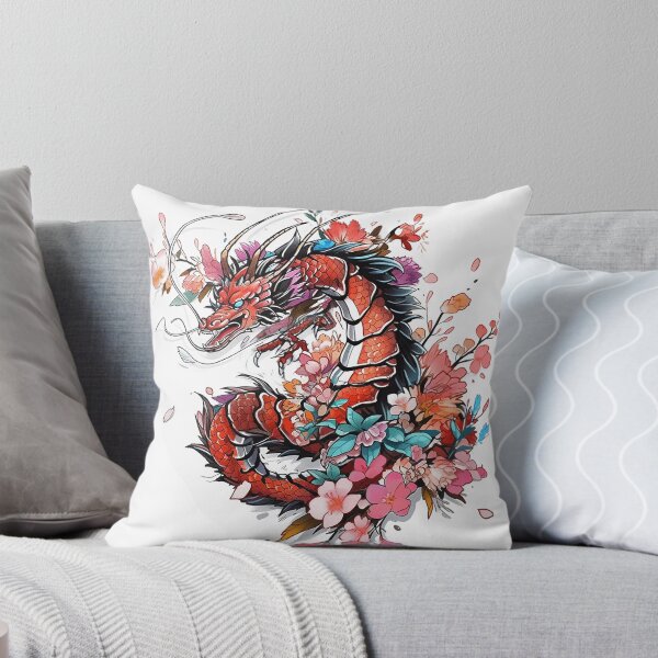 Artikelvorschau, Tattoo Style Dragon entworfen und verkauft von Lucy Goosy Art.