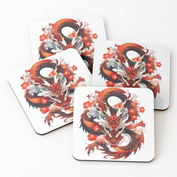 Artikelvorschau, Tattoo Style Dragon entworfen und verkauft von Lucy Goosy Art.