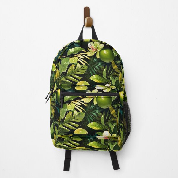 Item preview, Tropical Floral Lime Leaves Citrus Patterns designed and sold by MindWave THC.
