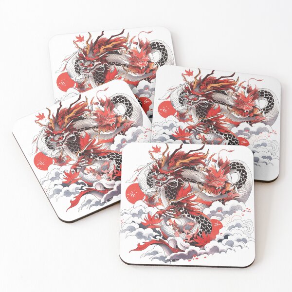 Item preview, Tattoo Style Dragon designed and sold by Lucy Goosy Art.