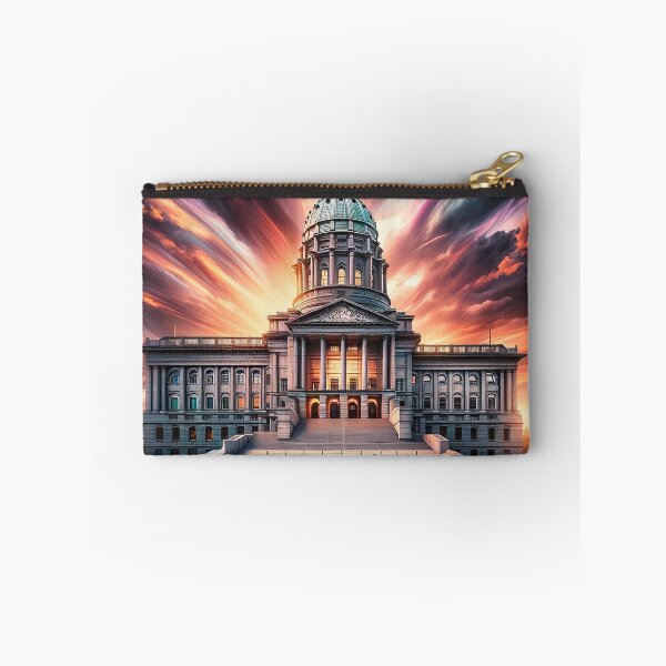 Item preview, Sky fire over the Capitol designed and sold by Cerberus-Art.