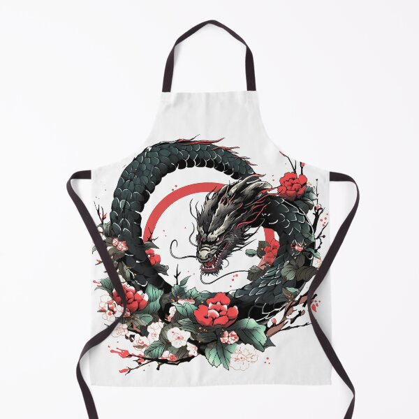 Artikelvorschau, Tattoo Style Dragon entworfen und verkauft von Lucy Goosy Art.