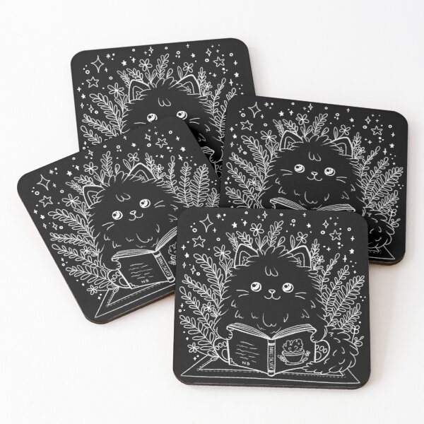 Item preview, Cat Reading a Book designed and sold by NinniShop.