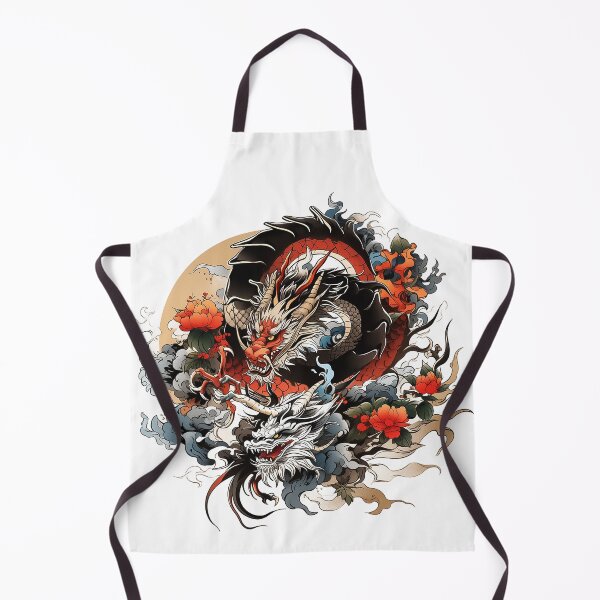 Item preview, Tattoo Style Dragon designed and sold by Lucy Goosy Art.