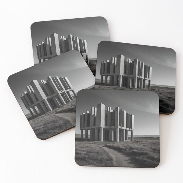 Item preview, Deserted Monolith: Monochromatic Architectural Landscape designed and sold by ShadeScapeArt.