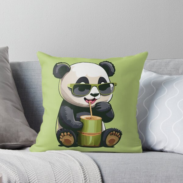 Item preview, Panda Bamboo Drink Sunglasses Cartoon designed and sold by Horizon Cartoon.
