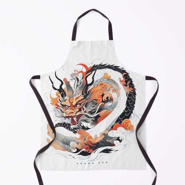 Item preview, Tattoo Style Dragon designed and sold by Lucy Goosy Art.