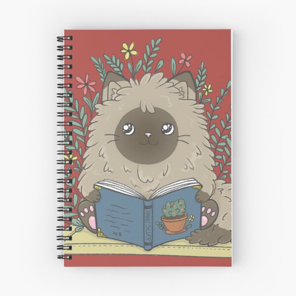 Item preview, Cute Cat Reading a Book designed and sold by NinniShop.