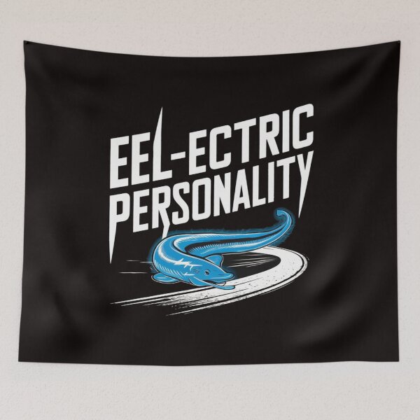 Item preview, Eel-ectric Personality designed and sold by HOMEDESIGNPRINT.