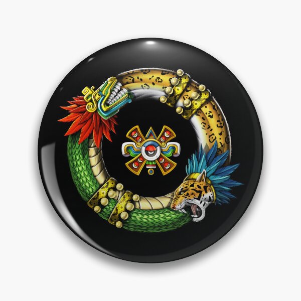 Item preview, Aztec Quetzalcoatl Jaguar designed and sold by underheaven.