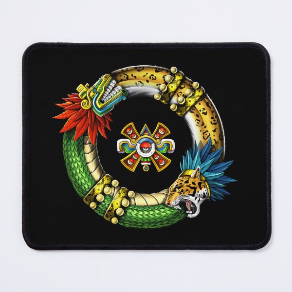 Item preview, Aztec Quetzalcoatl Jaguar designed and sold by underheaven.