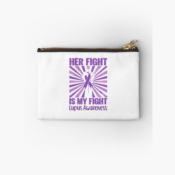 Item preview, Lupus Her Fight Is My Fight Lupus Awareness Purple Ribbon designed and sold by stylesip.