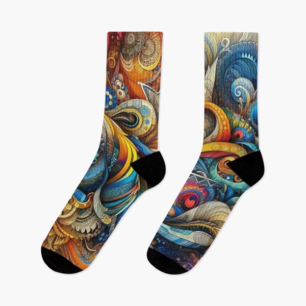 Item preview, Multicolor Zentangle Style Design designed and sold by Blessinger77.