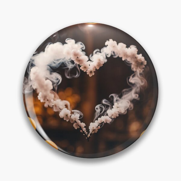Item preview, Heart made of smoke and flowers designed and sold by LilithsDesires.