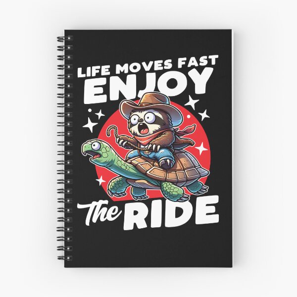 Item preview, Sloth Riding Turtle Enjoy the ride designed and sold by DetourShirts.