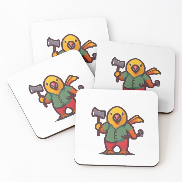 Item preview, dangerous parrot with axe designed and sold by Karaz's Animal Kingdom.