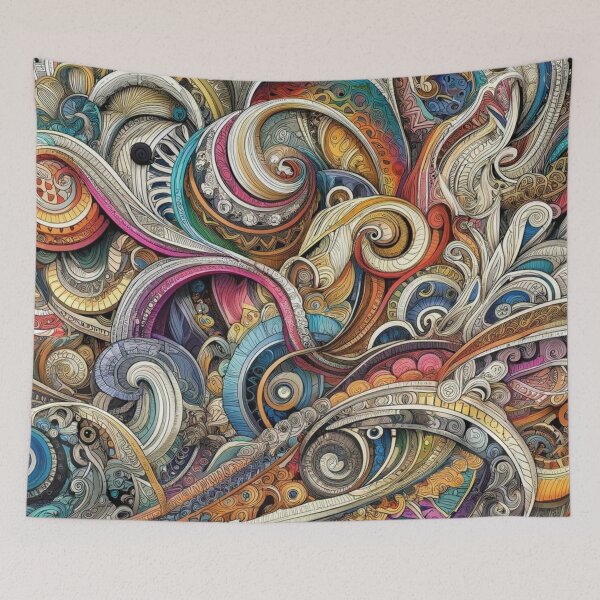Item preview, Light Color Zentangle Style Design designed and sold by Blessinger77.
