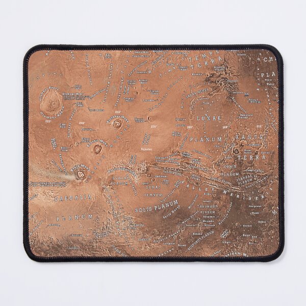 Item preview, *PORTUGUESE* Map of Mars 2024! designed and sold by Pablo Carlos Budassi.