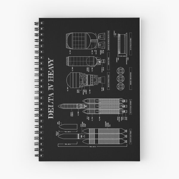 Item preview, Delta IV Heavy (White Stencil-No Background) Horizontal designed and sold by BGALAXY.