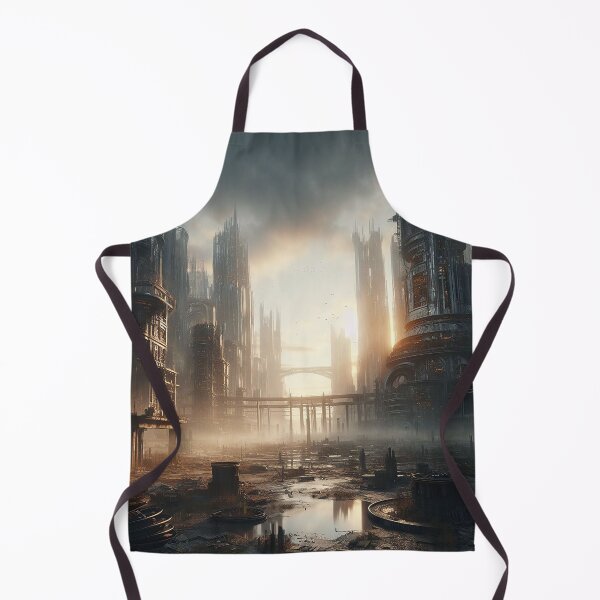 Item preview, Sunset in the ruined city designed and sold by Cerberus-Art.