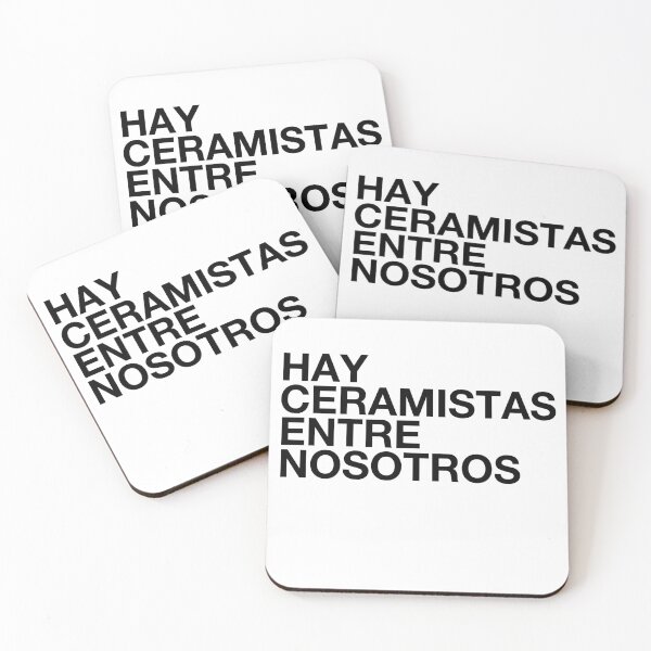 Item preview, Hay Ceramistas Entre Nosotros en texto negro designed and sold by ceramicshirts.