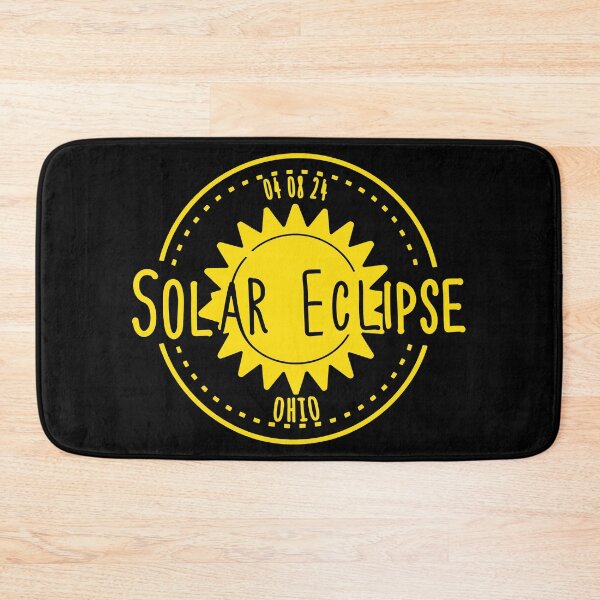 Item preview, Ohio 040824 Total Solar Eclipse 2024 in yellow designed and sold by EmeraldeaArt.