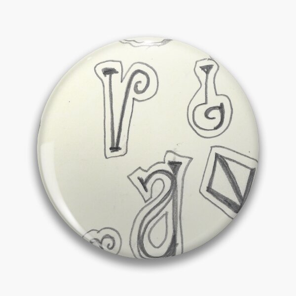 Item preview, signature symbols designed and sold by Tereza Pilar  Art.