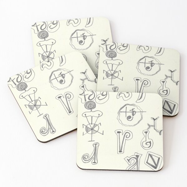 Item preview, signature symbols designed and sold by Tereza Pilar  Art.