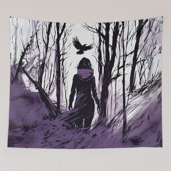 Item preview, Raven Girl designed and sold by letsgetinspired.