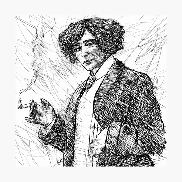Item preview, COLETTE ink portrait .1 designed and sold by lautir.