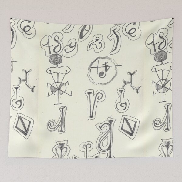 Item preview, signature symbols designed and sold by Tereza Pilar  Art.