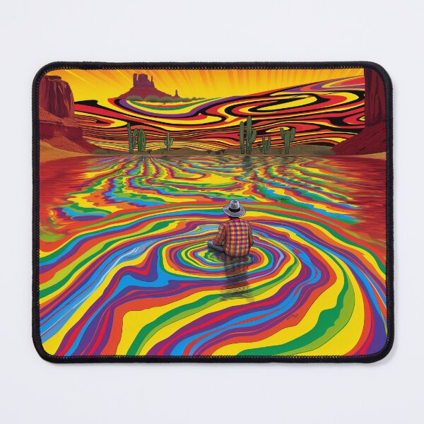 Item preview, Desert Vision Quest: Psychedelic Art designed and sold by Mystikos Art.