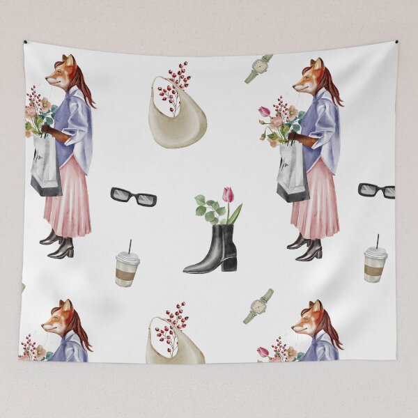 Item preview, Pattern Fashion Animal designed and sold by ElenaMentes.