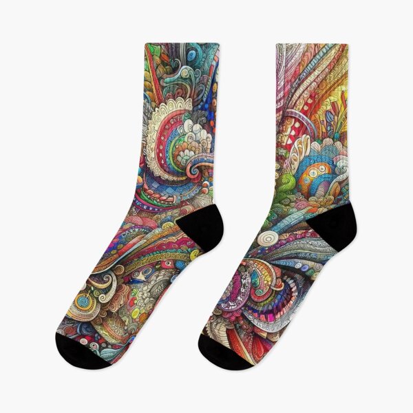 Item preview, Detailed and colorful Zentangle style design designed and sold by Blessinger77.