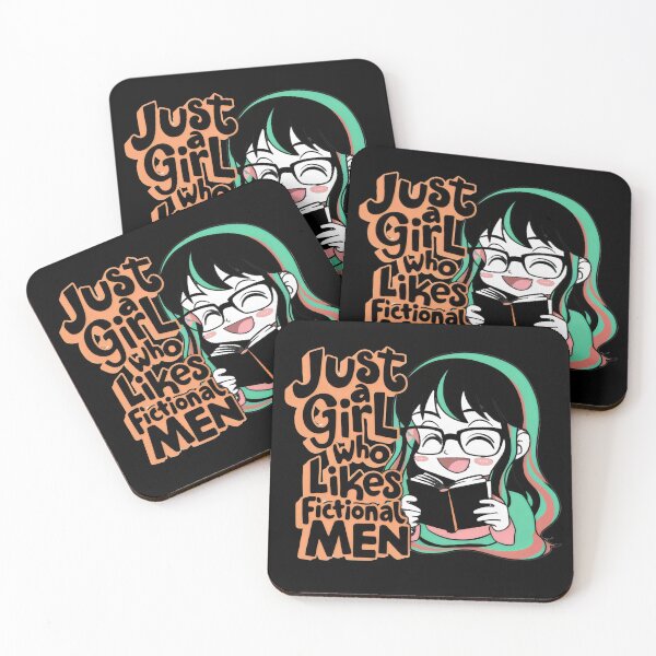 Item preview, Just a Girl Who Likes Fictional Men designed and sold by Delusion Tees.