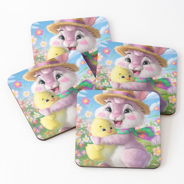 Item preview, Purple Easter Bunny With Chick| Easter Celebration|March 31st designed and sold by InspiredCreatives.