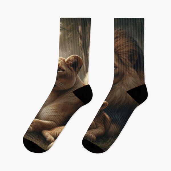 Item preview, Lion Family Wild Life designed and sold by Dominika Farkašová.