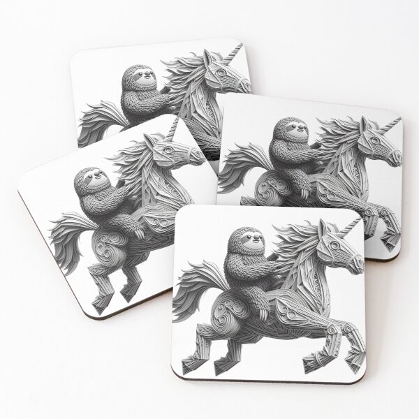 Item preview, Sloth and Unicorn designed and sold by tilmizart.