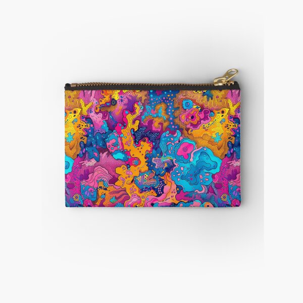 Item preview, Not Traditional Toile de Jouy Pattern in Neon Colors designed and sold by EvgeniiaSim.