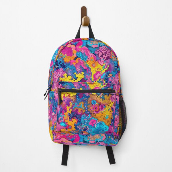 Item preview, Not Traditional Toile de Jouy Pattern in Neon Colors designed and sold by EvgeniiaSim.