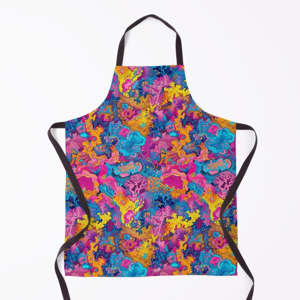 Item preview, Not Traditional Toile de Jouy Pattern in Neon Colors designed and sold by EvgeniiaSim.